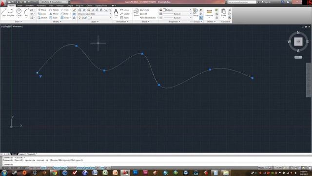 AutoCAD 2012 SPLINE Tool.mp4 смотреть онлайн