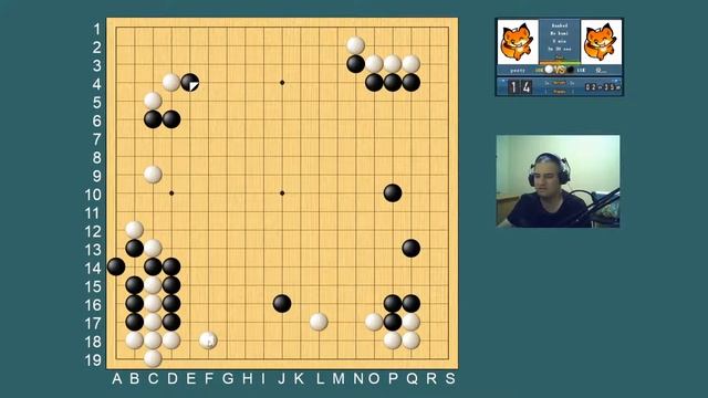 Стрим по игре Го #10 - Случайные противники с Fox Weiqi смотреть онлайн