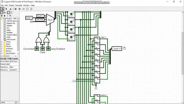 4 Bit Processor Logisim смотреть онлайн