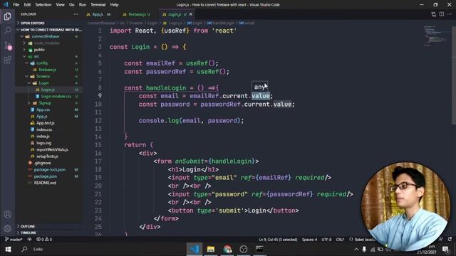 React JS With Firebase | How To Use Firebase Version 9 | Firebase Authentication | Firebase Tutoria смотреть онлайн