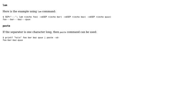 DevOps & SysAdmins: portable unix way to join strings with separator (6 Solutions!!) смотреть онлайн