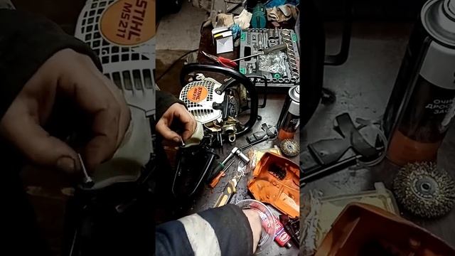 stihl ms 211 Необычный Ремонт Для Этой бензопилы смотреть онлайн