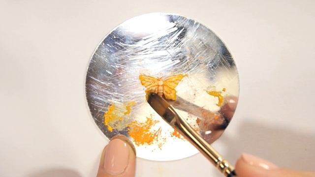 Miniature polymer clay butterfly charm ? The most easy tutorial смотреть онлайн