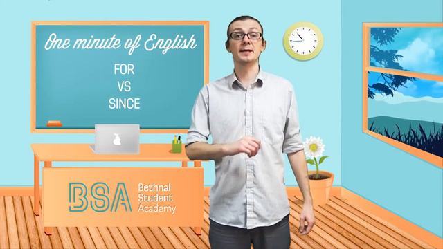 When to use 'for' and 'since' смотреть онлайн