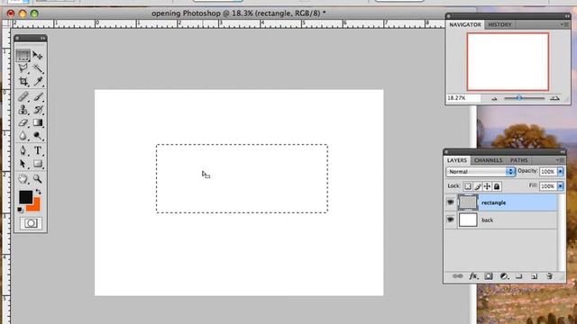 Week 6 Photoshop Tour - 1 Opening And Document