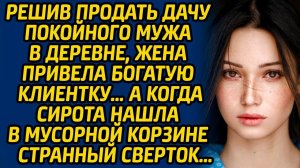 Решив продать дачу покойного мужа в деревне, жена привела богатую клиентку… А когда сирота нашла...