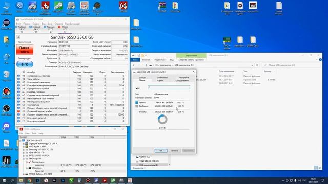 ТОПовая USB флешка умерла на тестах - Flash SanDisk Extreme PRO 256GB SDCZ880-256G-G46