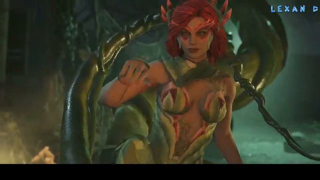 Injustice 2 - Красный Колпак против Ядовитого Плюща - Intros & Clashes (rus) смотреть онлайн