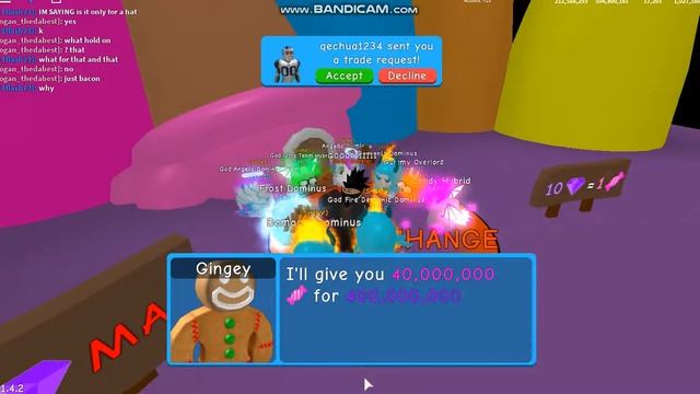 1№ Видео! Играем В Bubble Gum Simulator! (Сорри За Звук.)