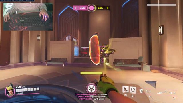 Keyboard Sound ASMR Handcam #3 (Overwatch 2 kiriko Gameplay) смотреть онлайн