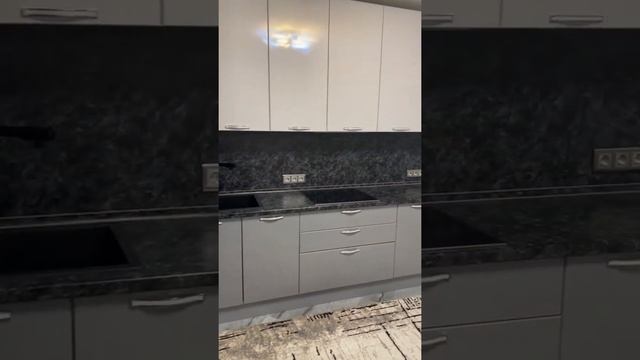 Кухня на заказ с фасадами из МДФ с ПВХ плёнкой смотреть онлайн