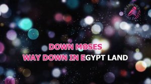 LOUIS ARMSTRONG - GO DOWN MOSES /KARAOKE/