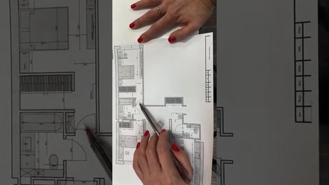 Разбор планировки квартиры для семьи из трех человек от дизайнера интерьеров смотреть онлайн
