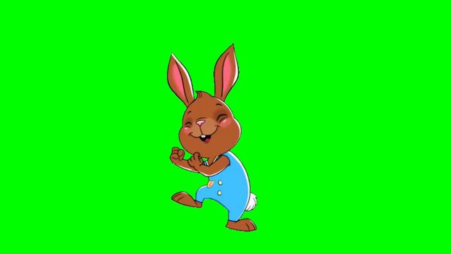 🐰 DANCING RABBIT 🐰 Frame MOTION 💯| #greenscreen effects - chroma key animations Footage VIDEO *1080 смотреть онлайн