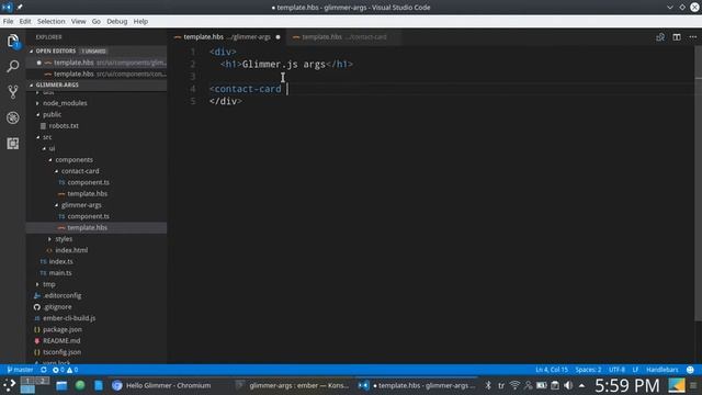 #8 Glimmer.js - args смотреть онлайн