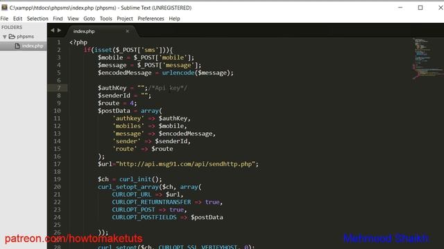 How to send SMS to any mobile number using PHP смотреть онлайн
