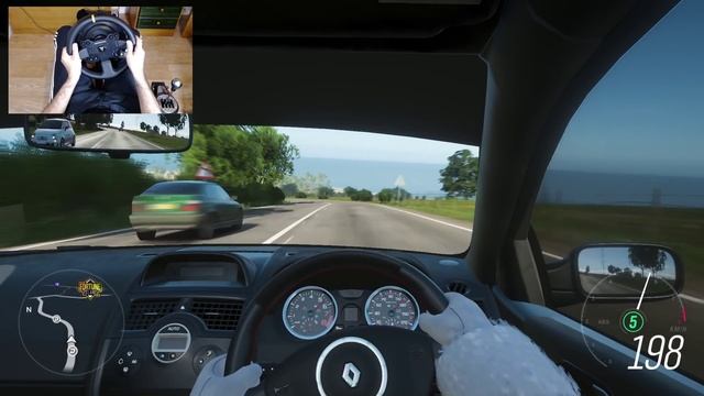 Forza Horizon 4 - 500HP RENAULT MEGANE 2 RS - Test Drive with THRUSTMASTER TX + TH8A - 1080p60FPS смотреть онлайн