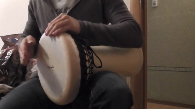 Ceramic Ivory Sumbati 9" Darbuka Evgeny Percussion смотреть онлайн
