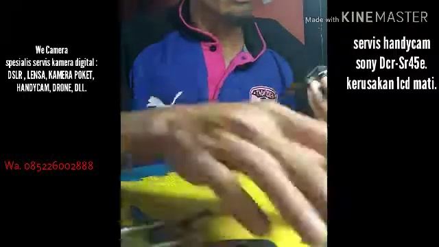 Servis handycam Sony dcr-sr45e kerusakan lcd mati смотреть онлайн