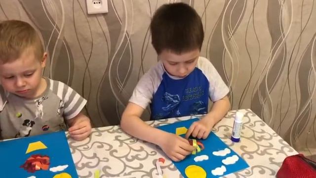 Аппликация воздушный шар смотреть онлайн