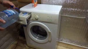 Как стирать машинкой автомат без центрального водоснабжения или напора воды