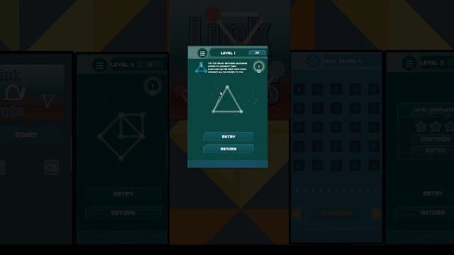 LinkDot one stroke puzzle game смотреть онлайн