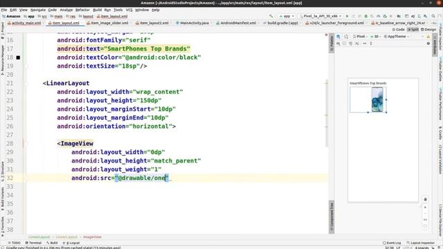 Amazon App Clone Android Studio Tutorial | Android with Kotlin Tutorials | UI & UX tutorials 2020 смотреть онлайн