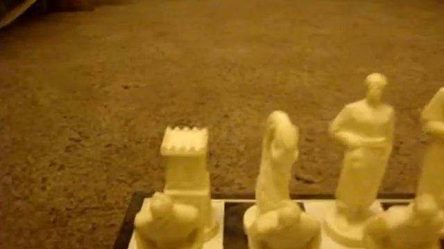 Сувенирные гипсовые шахматы. Изготовление. смотреть онлайн