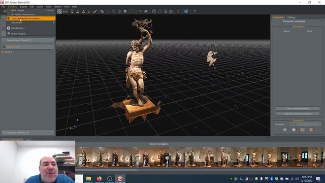 Photogrammetry Demo in 3DF Zephyr Free смотреть онлайн
