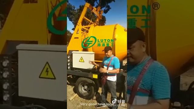 40m3 LUTON concrete mixer pump woking viedo in constructuion site for house building works смотреть онлайн
