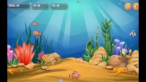 Играю с другам рыбка ест рыбку 3 на на двоих