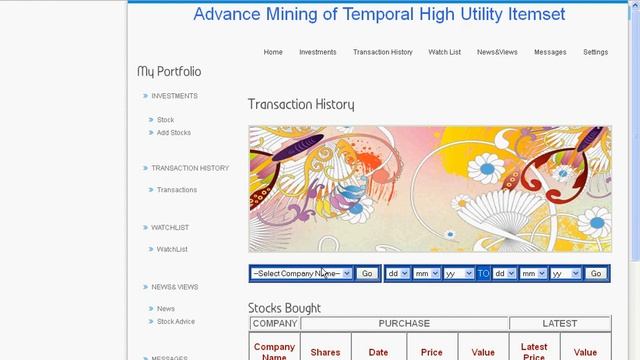 Advance Mining of Temporal High Utility Itemset смотреть онлайн