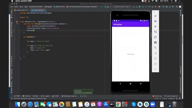 INICIANDO COM DEBUG NO ANDROID STUDIO смотреть онлайн