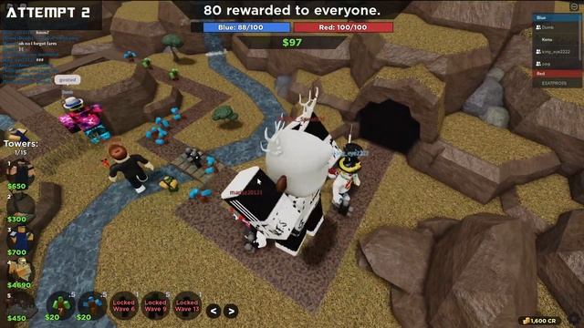 Tower Battles PVP but with 4 Anarchists смотреть онлайн