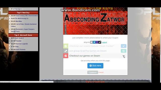 Absconding Zatwor(0.69$)как получить её бесплатно в Steam.Способ актуален временно смотреть онлайн