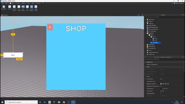 How to make an Opening Shop Gui in Roblox Studio смотреть онлайн