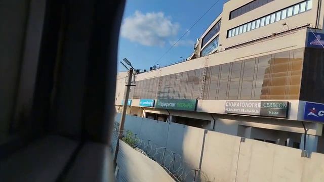 Перегонка поезда от станции коломенская (с улицы) до Автозаводской смотреть онлайн