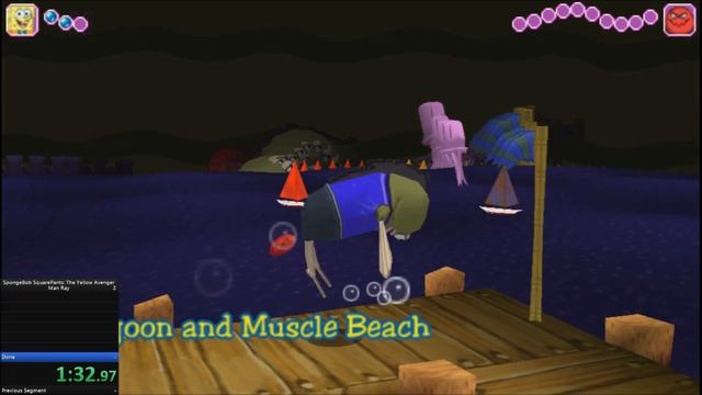Spongebob Squarepants: The Yellow Avenger (PSP) - Man Ray Speedrun in 2:55 смотреть онлайн