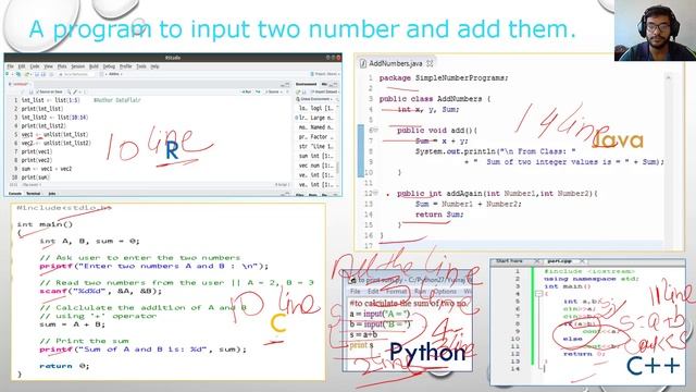 Python Compare to Other Language || Writing First code in Python || Learn AI || Navdeep Mehta смотреть онлайн