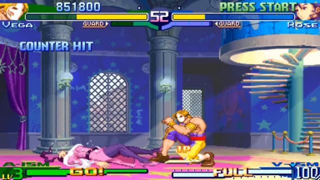 Street Fighter Alpha 3: Vega Playthrough смотреть онлайн
