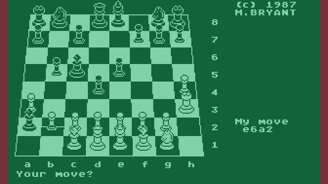 Colossus Chess 4.1 for Atari computers смотреть онлайн