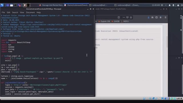 ExploitDB - Storage Unit Rental Management System 1.0 - RCE Unauthenticated смотреть онлайн