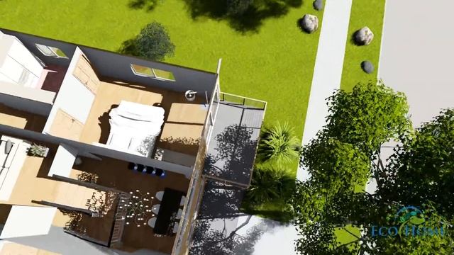 SCH10 4 x 40ft 4 Bedroom Container Home video смотреть онлайн