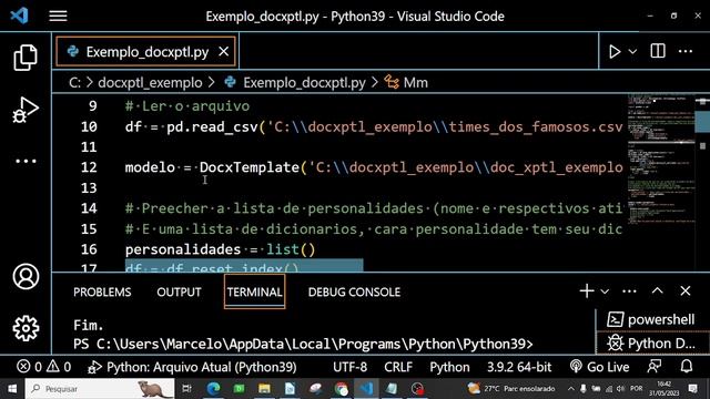 Python - Relatórios em Word usando modelo DocxTpl смотреть онлайн