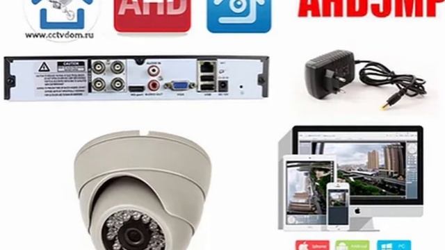 AHD комплекты видеонаблюдения на 1 камеру (XMEYE/Xiongmaitech). Удаленный доступ, IOS/Android. смотреть онлайн