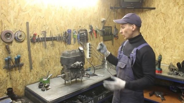 СНЕГОХОД БУРАН. Опресовка 2Т двигателя