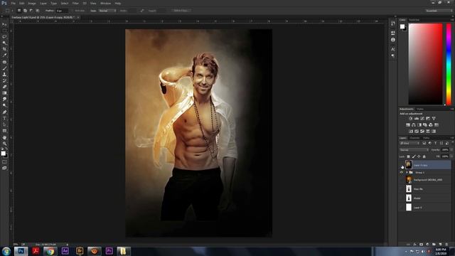 Fantasy Light V.2 Photoshop Action Photoshop Tutorial ( Manual Process ) смотреть онлайн