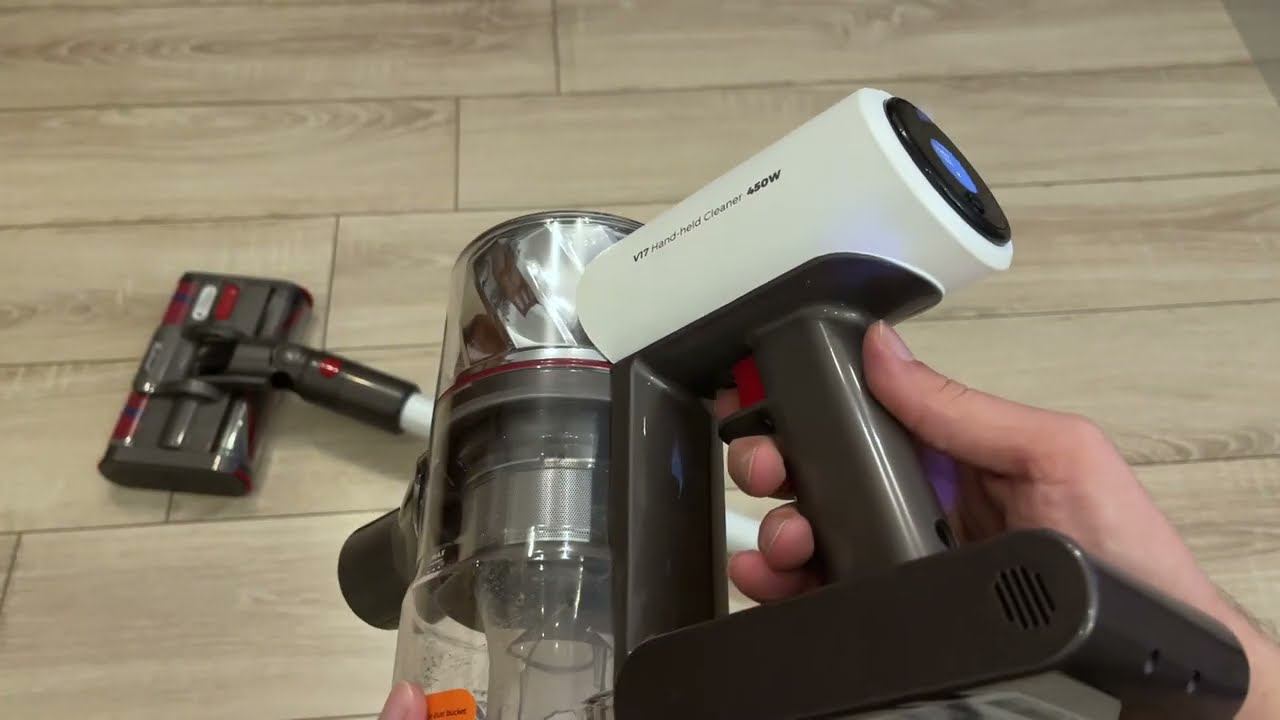 Вертикальный пылесос Redroad V17 - легкий, но с хорошей батареей смотреть онлайн