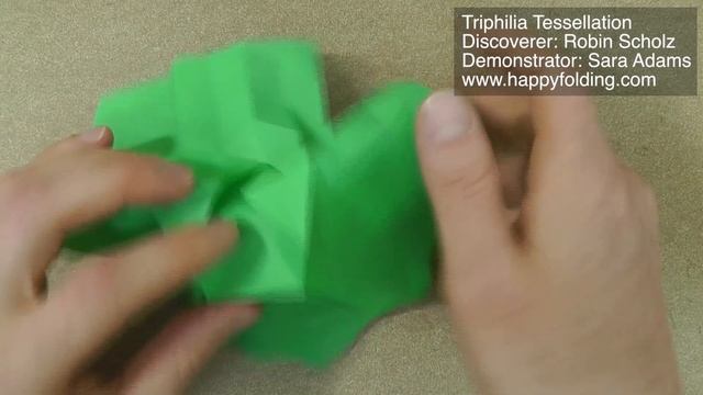 Origami Tessellation Instructions: Triphilia (Robin Scholz) смотреть онлайн