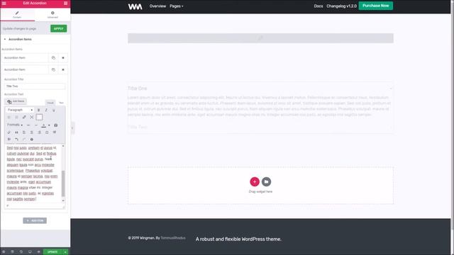 Wingman WordPress Theme - Portfolio Posts, Accordion, Breadcrumbs & Link Card Block Overview смотреть онлайн